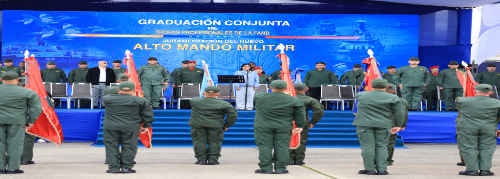 Presidenta (E) encabezó graduación conjunta de las tropas profesionales de la FANB
