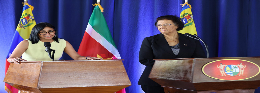 Venezuela y Surinam emiten declaración conjunta para afianzar la alianza bilateral y el desarrollo regional 