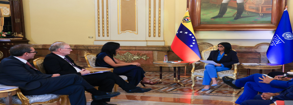 Jefa del Ejecutivo recibió a la directora regional del PNUD, Michelle Muschett